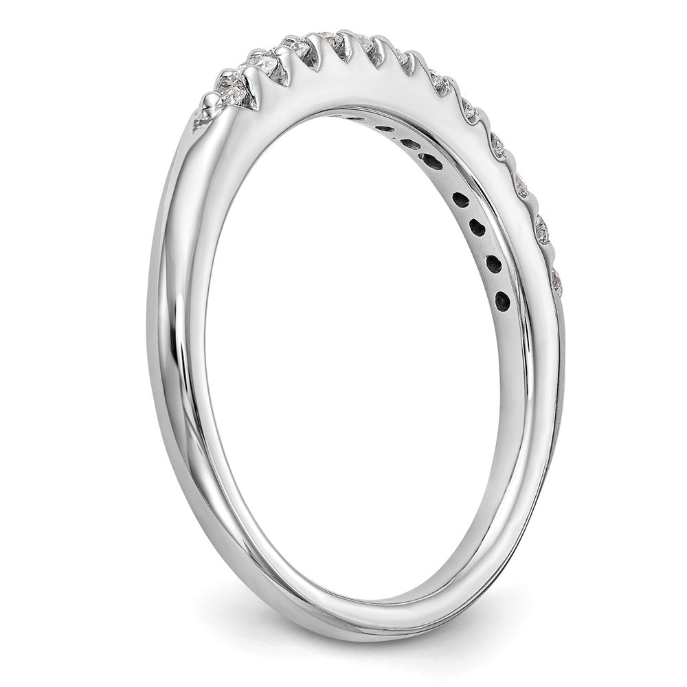 14k White Gold 1/4 ct Lab Grown Diamond VS/SI+ G+ Complete Wedding Band
