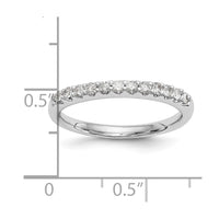 14k White Gold 1/4 ct Lab Grown Diamond VS/SI+ G+ Complete Wedding Band