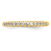 14k 1/4 ct Lab Grown Diamond VS/SI+ G+ Complete Wedding Band