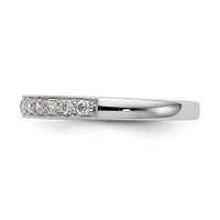 14k White Gold 1/3 ct Lab Grown Diamond VS/SI+ G+ Complete Wedding Band