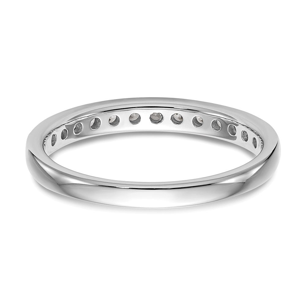 14k White Gold 1/3 ct Lab Grown Diamond VS/SI+ G+ Complete Wedding Band
