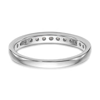 14k White Gold 1/3 ct Lab Grown Diamond VS/SI+ G+ Complete Wedding Band