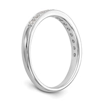 14k White Gold 1/3 ct Lab Grown Diamond VS/SI+ G+ Complete Wedding Band