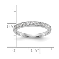 14k White Gold 1/3 ct Lab Grown Diamond VS/SI+ G+ Complete Wedding Band