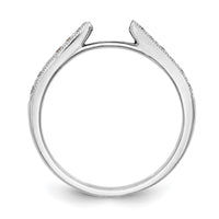 14k White Gold 1/4 ct Lab Grown Diamond VS/SI+ G+ 1 ct Center Semi Eng Ring