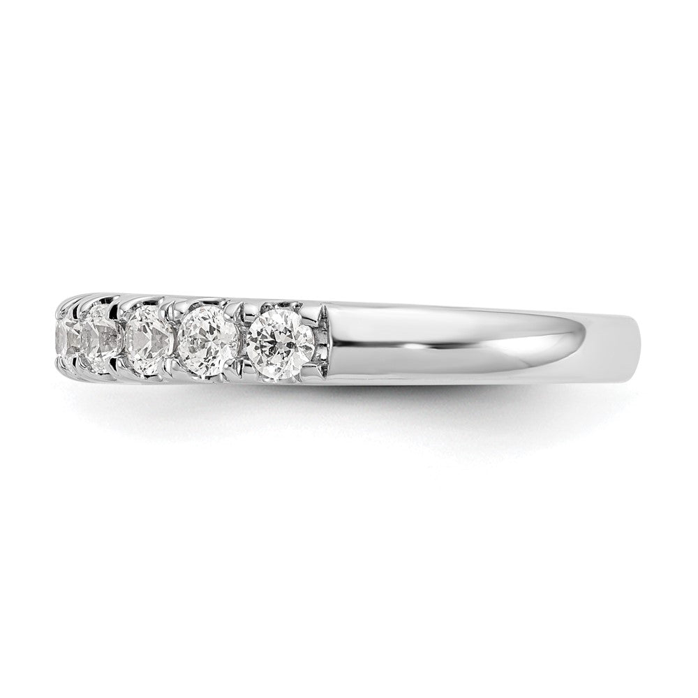 14k White Gold 7/8 ct Lab Grown Diamond VS/SI+ G+ Complete Wedding Band