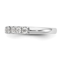 14k White Gold 7/8 ct Lab Grown Diamond VS/SI+ G+ Complete Wedding Band