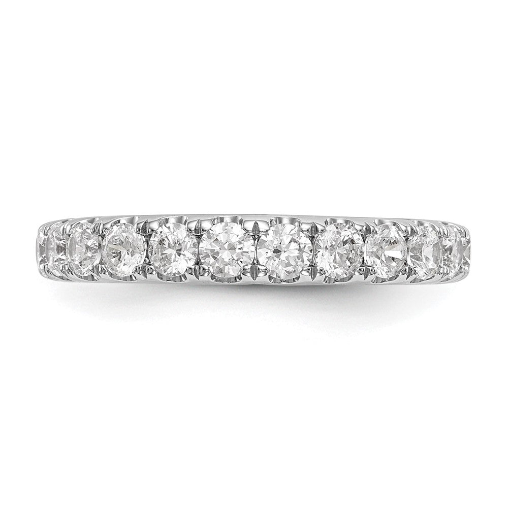 14k White Gold 7/8 ct Lab Grown Diamond VS/SI+ G+ Complete Wedding Band