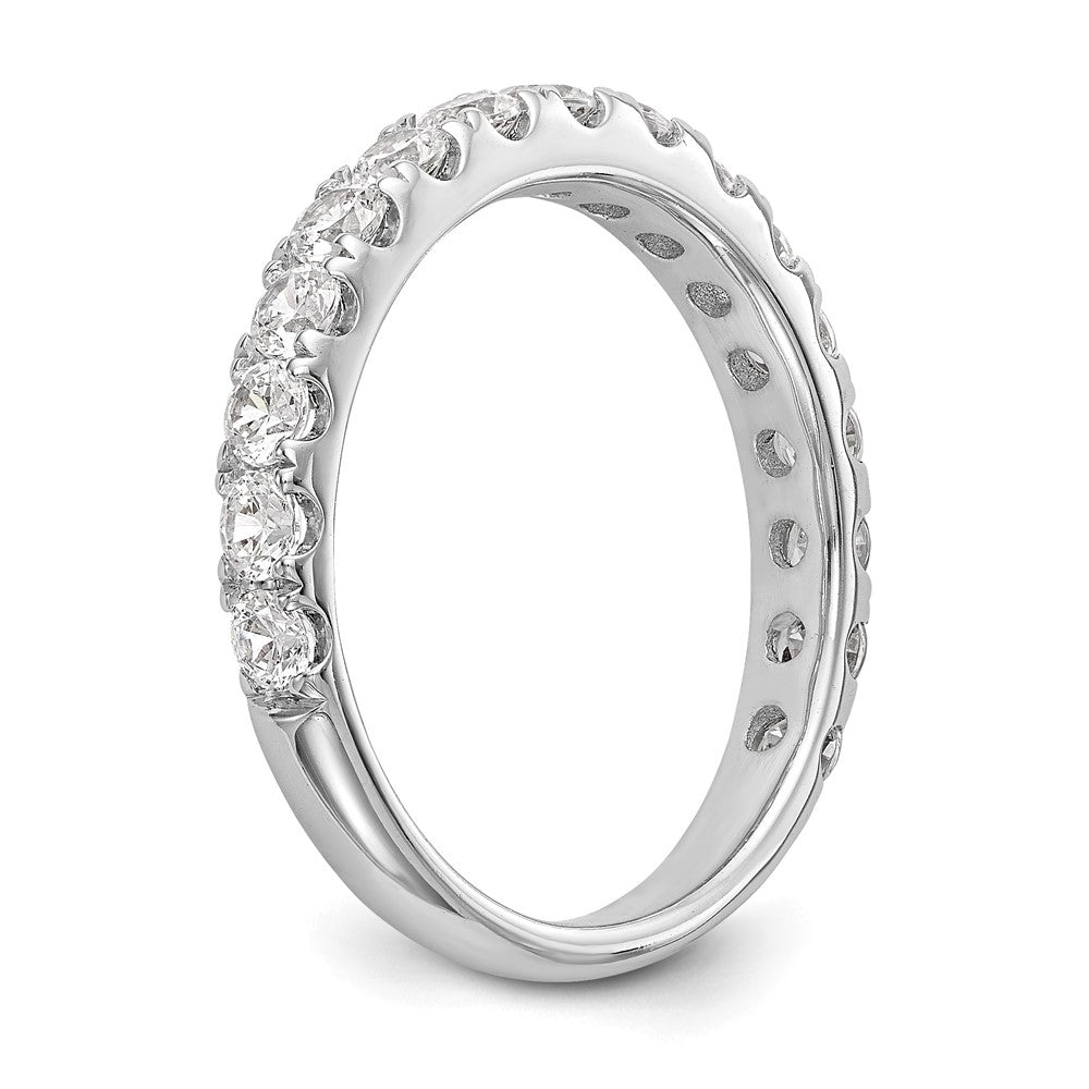 14k White Gold 7/8 ct Lab Grown Diamond VS/SI+ G+ Complete Wedding Band