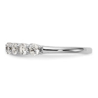 14k White Gold 3/4 ct Lab Grown Diamond VS/SI+ G+ Complete Wedding Band