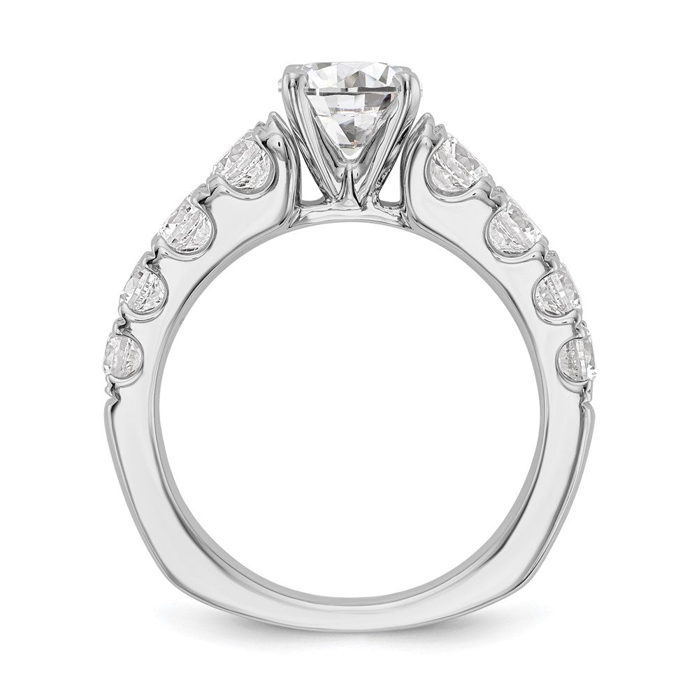 True Origin 14kw 1 1/4ct Lab Grown Dia VS+ F+ Peg Set Comp Ring