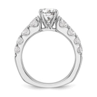True Origin 14kw 1 1/4ct Lab Grown Dia VS+ F+ Peg Set Comp Ring