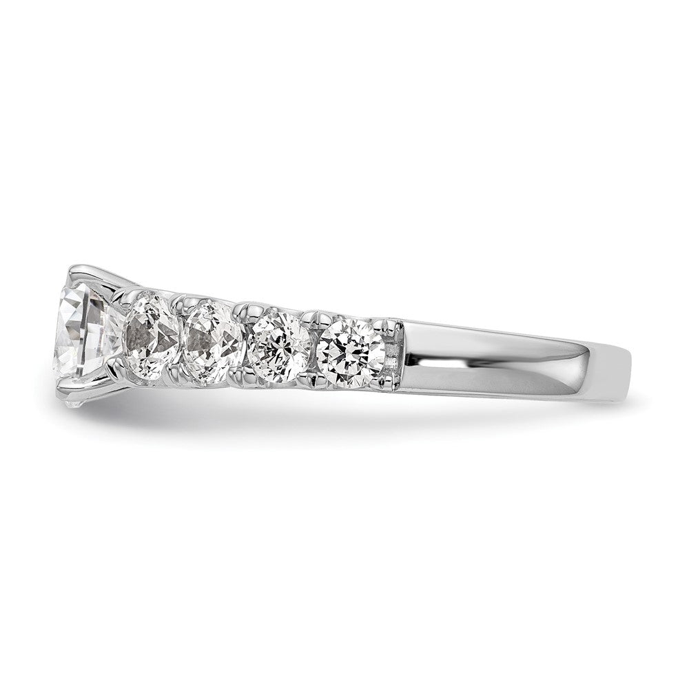 True Origin 14kw 1 1/4ct Lab Grown Dia VS+ F+ Peg Set Comp Ring