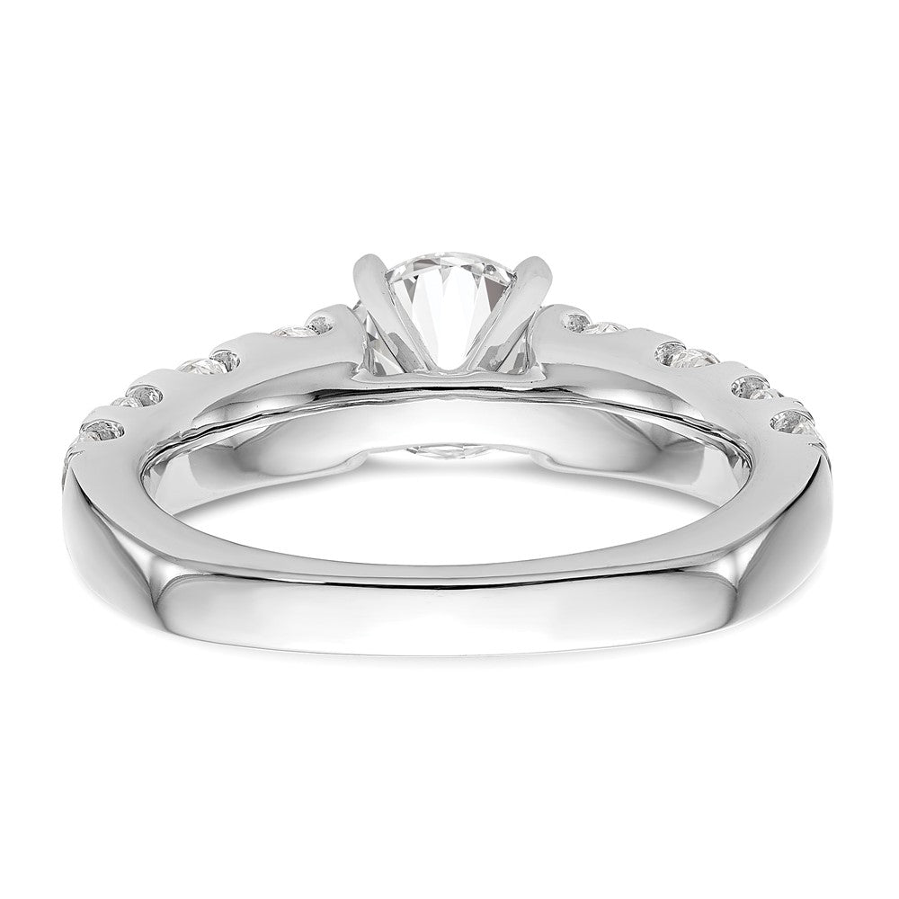 True Origin 14kw 1 1/4ct Lab Grown Dia VS+ F+ Peg Set Comp Ring