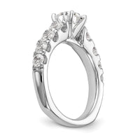 True Origin 14kw 1 1/4ct Lab Grown Dia VS+ F+ Peg Set Comp Ring