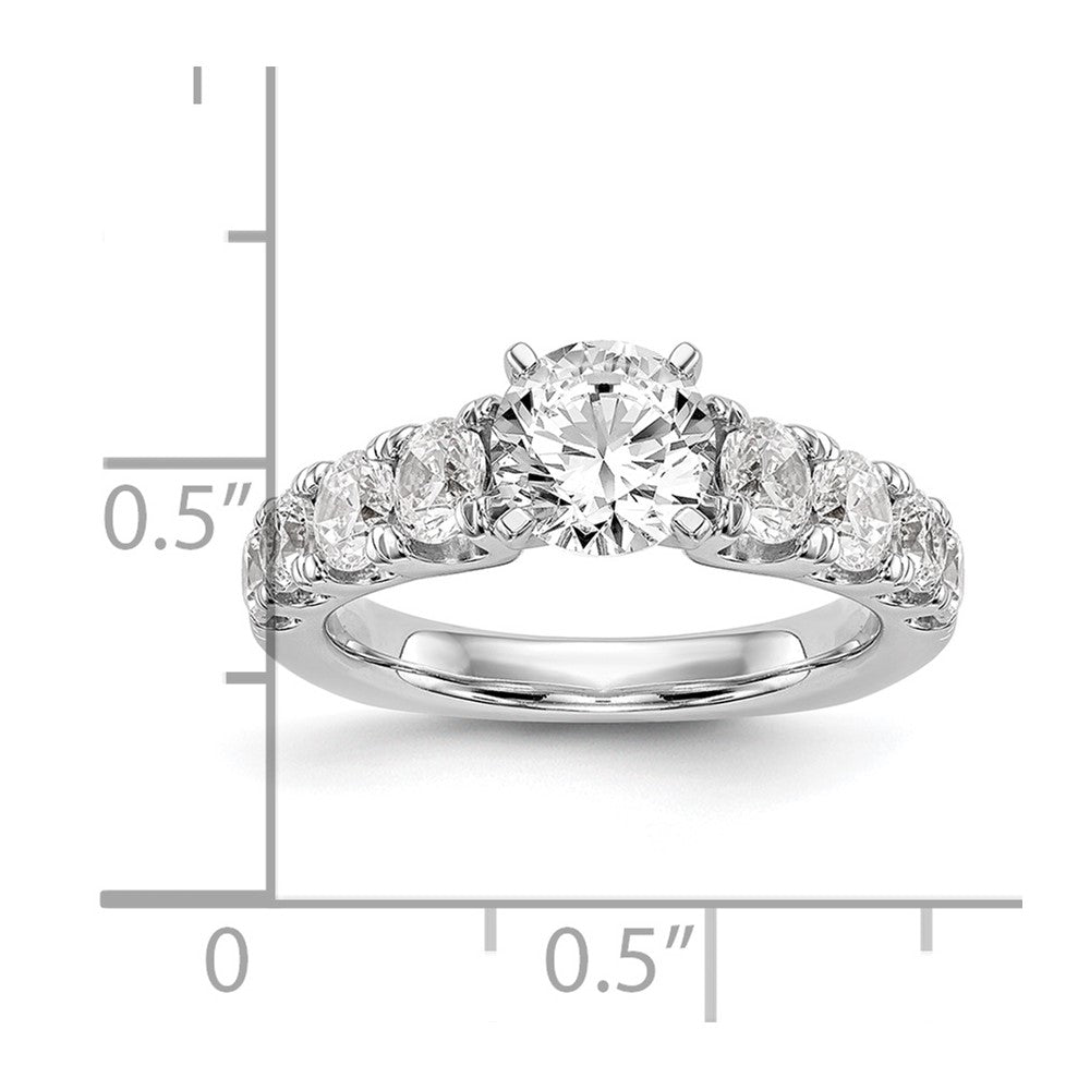 True Origin 14kw 1 1/4ct Lab Grown Dia VS+ F+ Peg Set Comp Ring