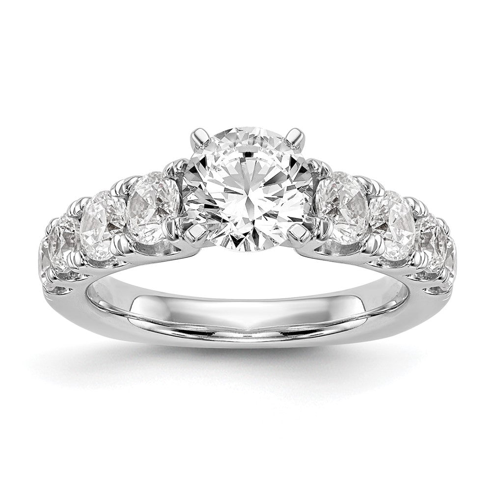 True Origin 14kw 1 1/4ct Lab Grown Dia VS+ F+ Peg Set Comp Ring