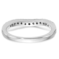 14k White Gold 1/3ct Lab Grown Diamond VS/SI+ G+ Comp Wedding Band