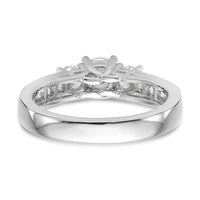 14kw 1 1/2ct Lab Grown Diamond VS/SI+ G+ Complete 3 Stone Eng Ring