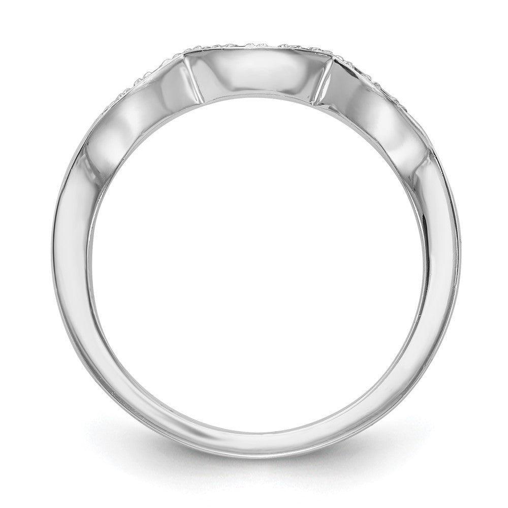 14kw 1/8ct Lab Grown Diamond VS/SI+ G+ Comp Wedding Band