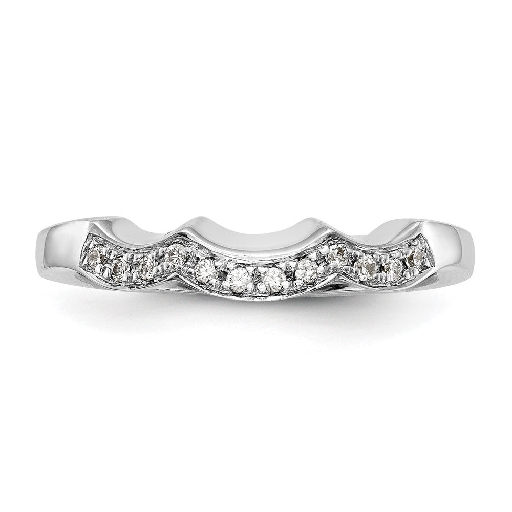 14kw 1/8ct Lab Grown Diamond VS/SI+ G+ Comp Wedding Band