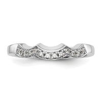 14kw 1/8ct Lab Grown Diamond VS/SI+ G+ Comp Wedding Band