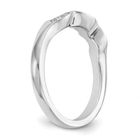 14kw 1/8ct Lab Grown Diamond VS/SI+ G+ Comp Wedding Band