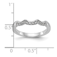 14kw 1/8ct Lab Grown Diamond VS/SI+ G+ Comp Wedding Band