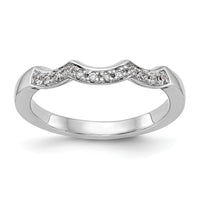 14kw 1/8ct Lab Grown Diamond VS/SI+ G+ Comp Wedding Band
