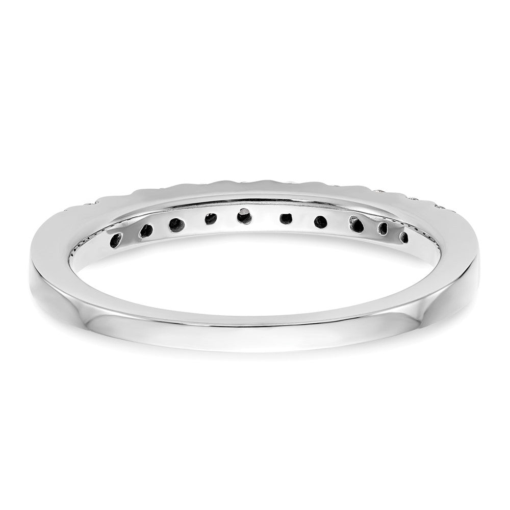 14k White Gold 1/3ct Lab Grown Diamond VS/SI+ G+ Comp Wedding Band