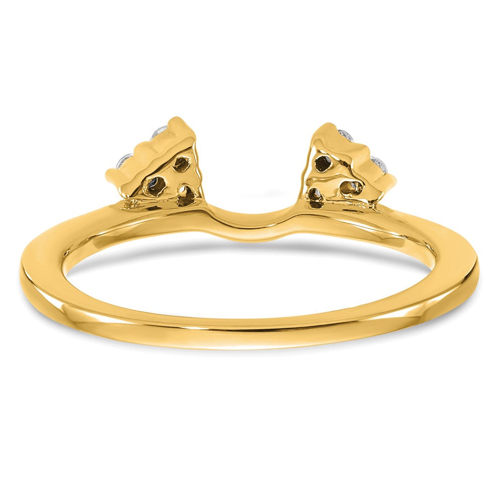 14k 1/6 ct Lab Grown Diamond VS/SI+ G+ Complete Ring Wrap