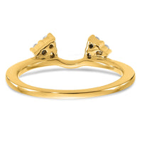 14k 1/6 ct Lab Grown Diamond VS/SI+ G+ Complete Ring Wrap