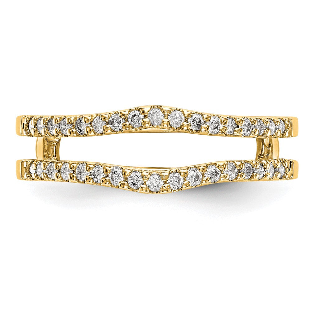 14k 1/4 ct Lab Grown Diamond VS/SI+ G+ Complete Ring Guard