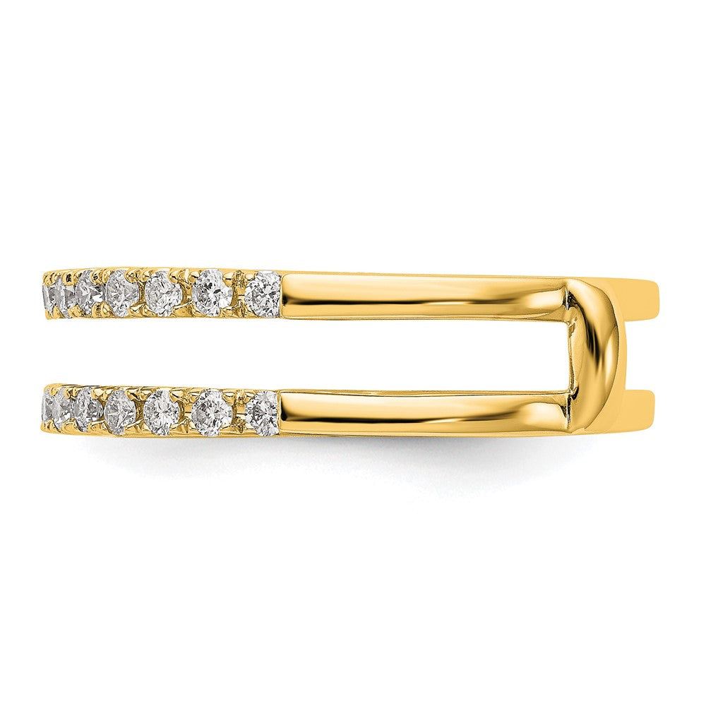14k 1/2 ct Lab Grown Diamond VS/SI+ G+ Complete Ring Guard