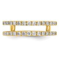 14k 1/2 ct Lab Grown Diamond VS/SI+ G+ Complete Ring Guard