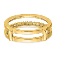 14k 1/2 ct Lab Grown Diamond VS/SI+ G+ Complete Ring Guard