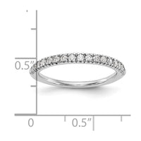 14k White Gold 1/4 ct Lab Grown Diamond VS/SI+ G+ Complete Band