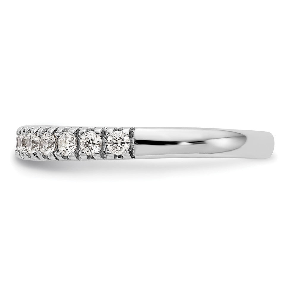 14k White Gold 1/2 ct Lab Grown Diamond VS/SI+ G+ Complete Band