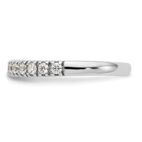 14k White Gold 1/2 ct Lab Grown Diamond VS/SI+ G+ Complete Band