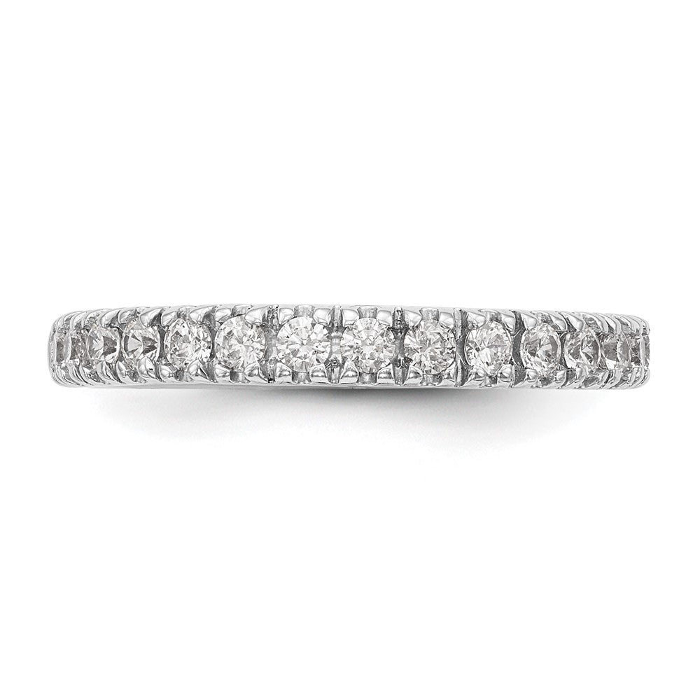 14k White Gold 1/2 ct Lab Grown Diamond VS/SI+ G+ Complete Band