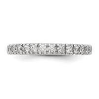 14k White Gold 1/2 ct Lab Grown Diamond VS/SI+ G+ Complete Band
