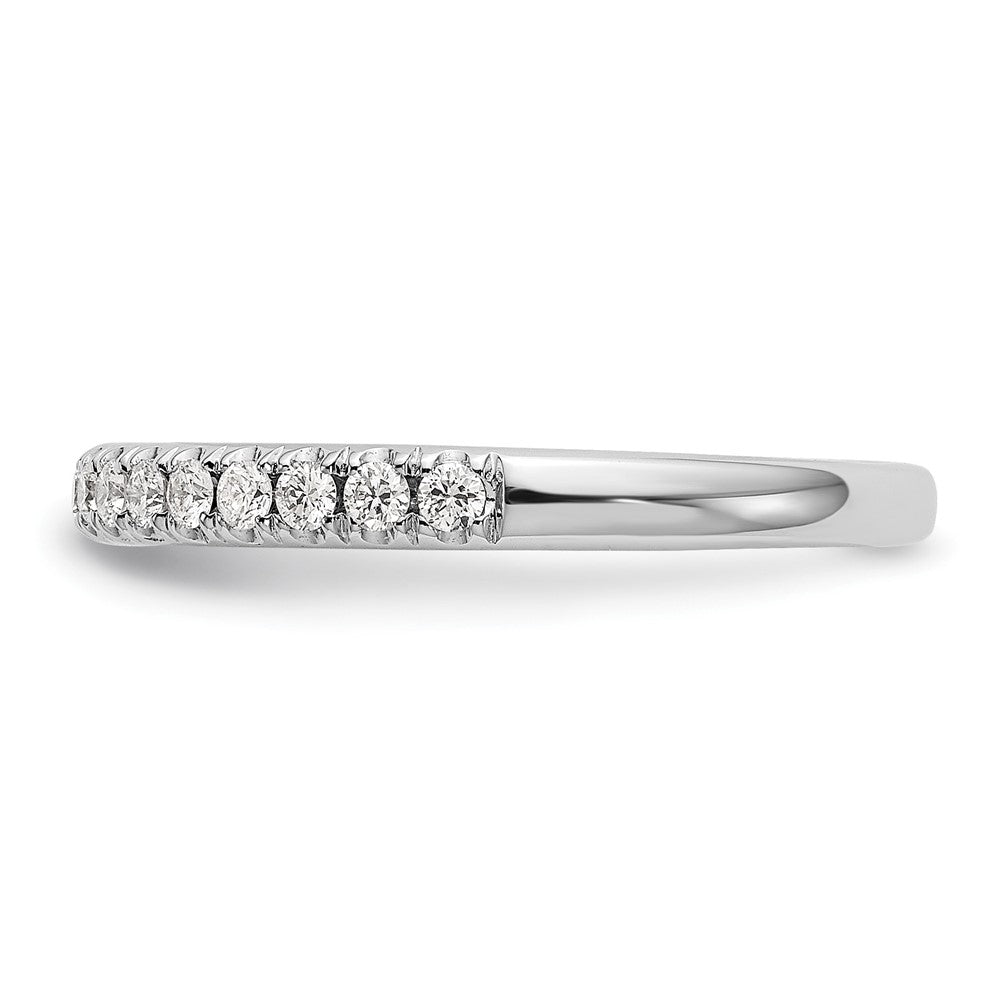14k White Gold 3/8 ct Lab Grown Diamond VS/SI+ G+ Complete Band