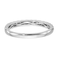 14k White Gold 3/8 ct Lab Grown Diamond VS/SI+ G+ Complete Band