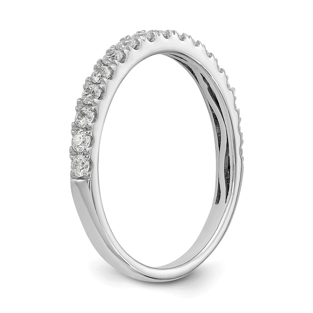 14k White Gold 3/8 ct Lab Grown Diamond VS/SI+ G+ Complete Band