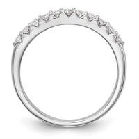 14k White Gold 1/3 ct Lab Grown Diamond VS/SI+ G+ Complete Band