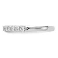 14k White Gold 1/3 ct Lab Grown Diamond VS/SI+ G+ Complete Band