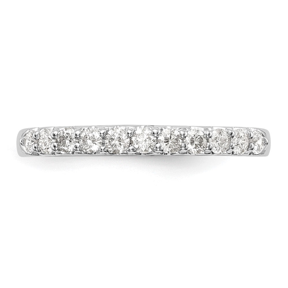 14k White Gold 1/3 ct Lab Grown Diamond VS/SI+ G+ Complete Band