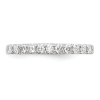14k White Gold 1/3 ct Lab Grown Diamond VS/SI+ G+ Complete Band
