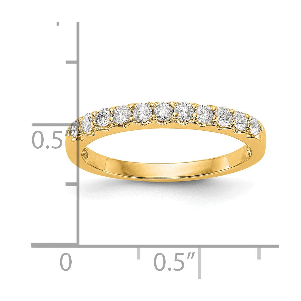 14k 1/3 ct Lab Grown Diamond VS/SI+ G+ Complete Band