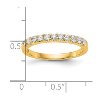 14k 1/3 ct Lab Grown Diamond VS/SI+ G+ Complete Band